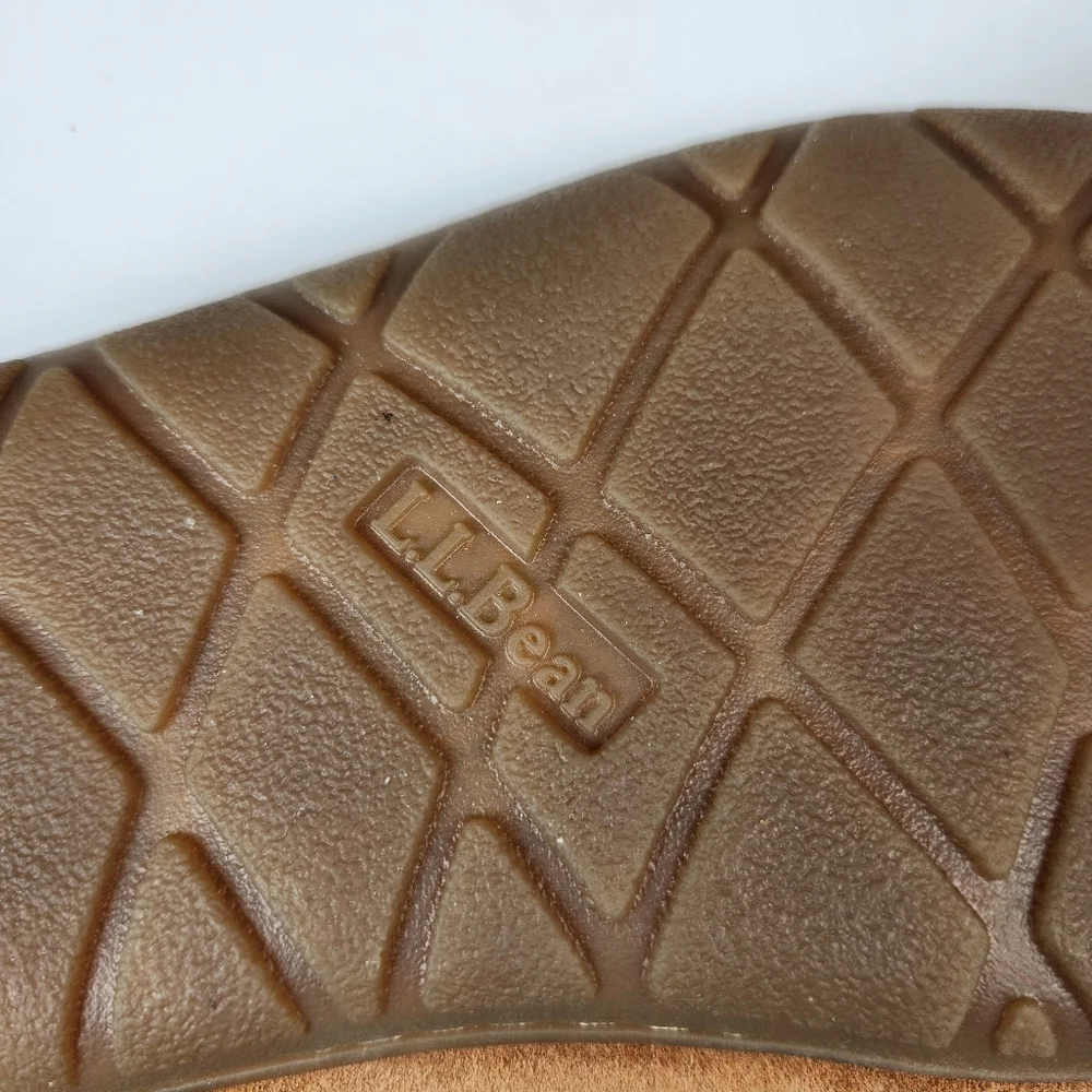 L.L. BEAN Mens Wicked Good Chukka Boot 12 Brown Shearling Lined Shoe Slipper - Picture 11 of 12